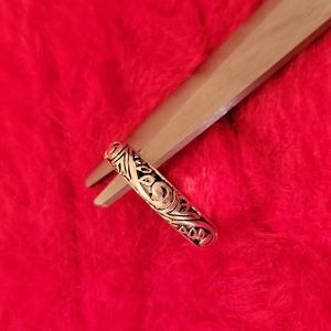 Amazon Sterling Silver Scroll Ring
